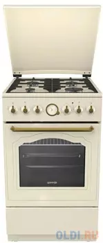 Комбинированная плита Gorenje K52CLI бежевый