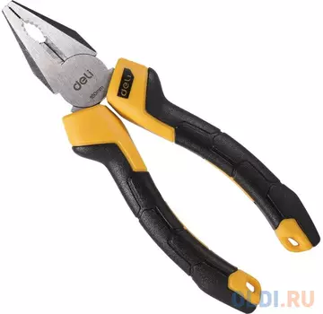 Комбинированные плоскогубцы Deli DL2006Z 160мм, сталь CrV, прорезиненная двухкомпонентная ручка