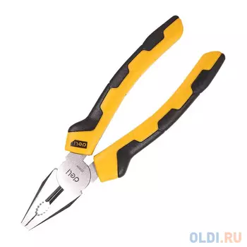 Комбинированные плоскогубцы Deli DL2008 8 Размер: 8 дюймов. Высококачественная углеродистая сталь. Двухкомпонентная ручка.