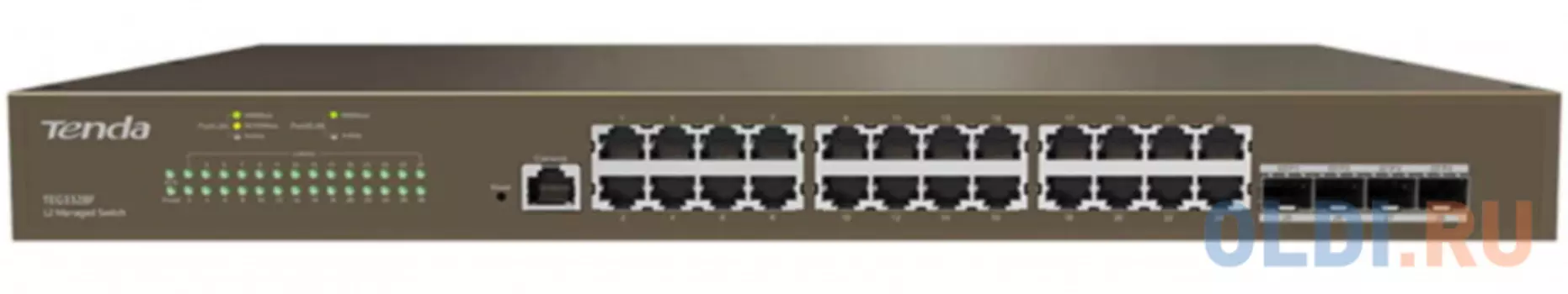 Коммутатор 24PORT 1000M 4SFP TEG3328F TENDA