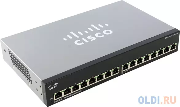 Коммутатор Cisco SG110-16-EU неправляемый 16-Port PoE Gigabit Switch