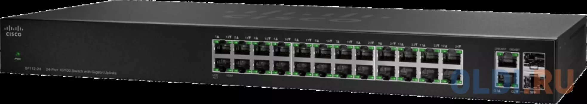 Коммутатор Cisco SG110-24HP-EU неуправляемый 24 порта 10/100/1000Mbps