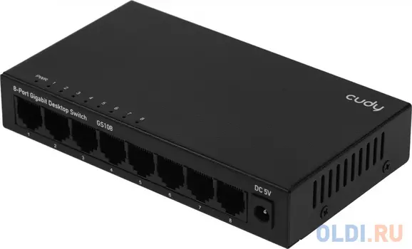 Коммутатор Cudy GS108 (L2) 8x1Гбит/с неуправляемый