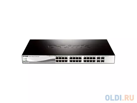 Коммутатор D-LINK DGS-1210-28/B1A/C1A управляемый 24 порта 10/100/1000BASE-T 4xSFP