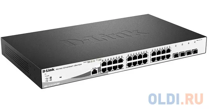 Коммутатор D-LINK DGS-1210-28P/ME/A1A управляемый 24 порта 10/100/1000BASE-T PoE+