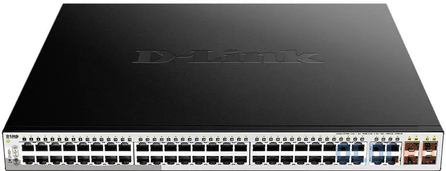 Коммутатор D-Link DGS-1210-52MP/F1A 48G 48PoE 370W настраиваемый