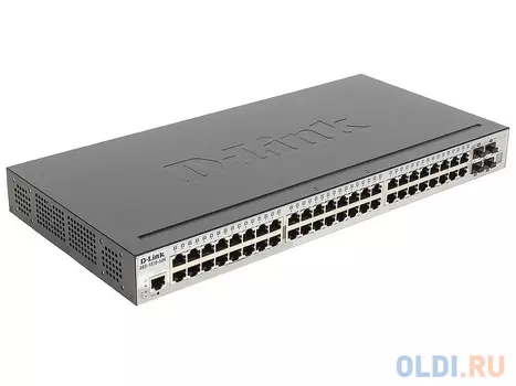 Коммутатор D-Link DGS-1510-52X/A1A Управляемый стекируемый коммутатор SmartPro с 48 портами 10/100/1000Base-T и 4 портами 10GBase-X SFP+