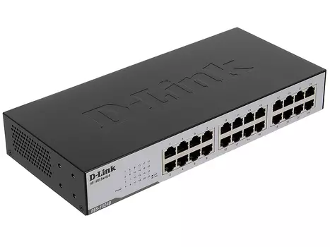 Коммутатор D-Link Switch DES-1024D/G1A Неуправляемый коммутатор с 24 портами 10/100BASE-TX и функцией энергосбережения