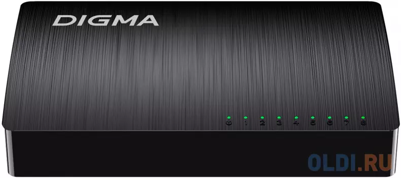 Коммутатор Digma DSW-108GE, неуправляемый