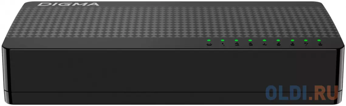 Коммутатор Digma DSW-308FE 8x100Mb неуправляемый