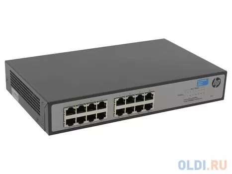 Коммутатор HP 1420-16G (JH016A) Неуправляемый коммутатор 16*1Гб/c, без вент.