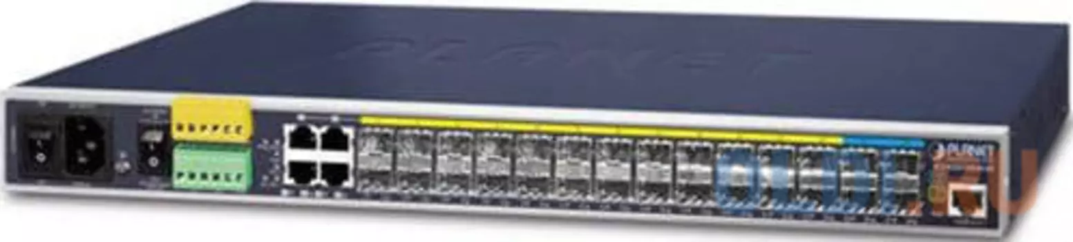 коммутатор/ PLANET IGS-6325-20S4C4X IP30 19" Rack Mountable Industrial L3 Managed Core Ethernet Switch, 14*100/1G SFP with 4 shared 10/100/1000T