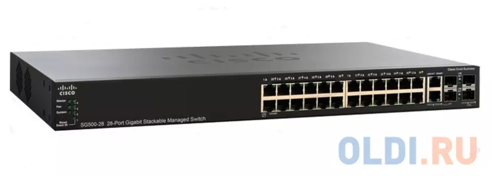 Коммутатор [SG350-28P-K9-EU] Cisco SB SG350-28P 28-port Gigabit POE Managed Switch