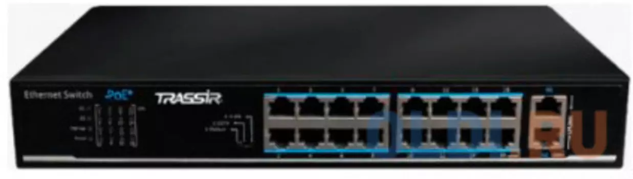 Коммутатор Trassir TR-NS1018-135-16POE v2