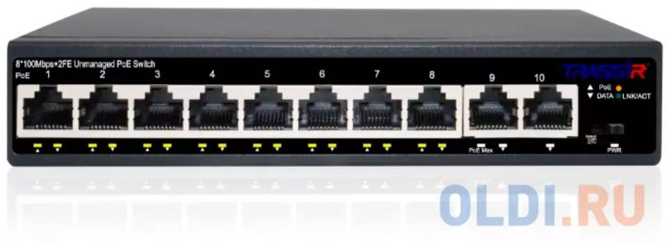 Коммутатор Trassir TR-NS1110-105-8POE