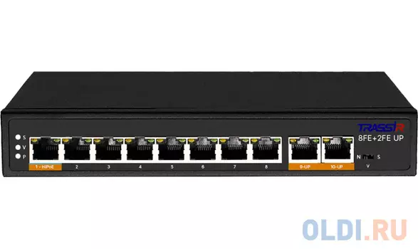 Коммутатор Trassir TR-NS1110-120-8POE
