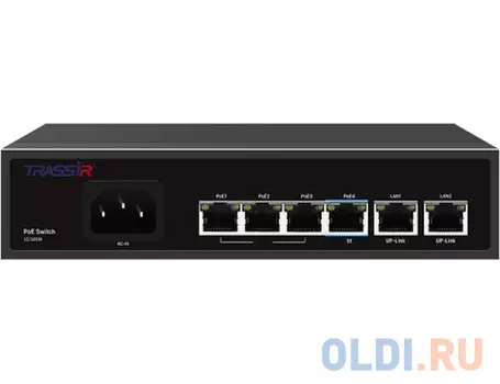 Коммутатор Trassir TR-NS1206-65-4PoE