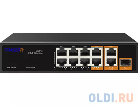 Коммутатор Trassir TR-NS13111S-120-8PoE