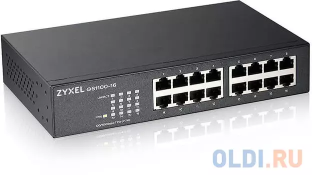 Коммутатор Zyxel GS1100-16-EU0103F