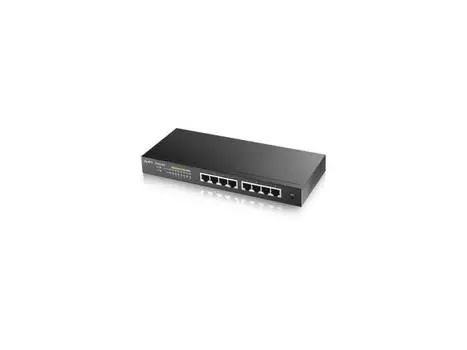 Коммутатор ZyXEL GS1900-8HP Интеллектуальный High Power PoE-коммутатор Gigabit Ethernet с 8 разъемами RJ-45