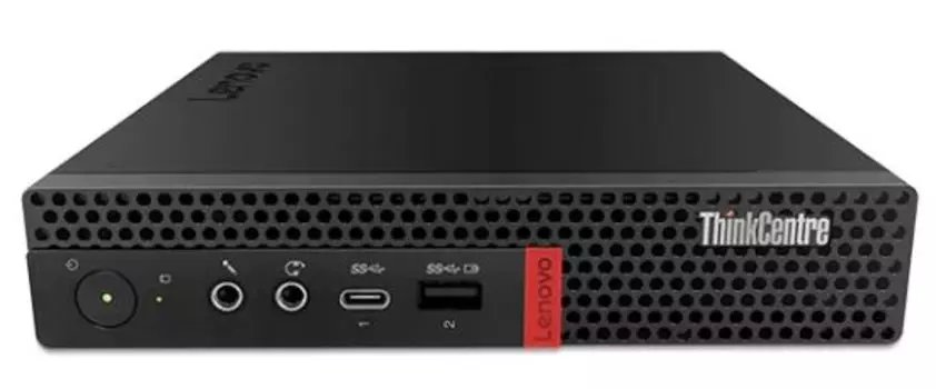 Компьютер Lenovo Tiny M720q (10T7005QRU) Системный блок Black / Pentium G5400T 3.1GHz / 4GB / 1TB / Intel UHD Graphics 610