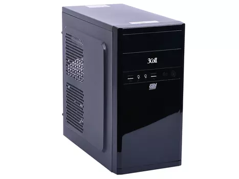 Компьютер OLDI Computers Home 316 (0676093) Системный блок Black / AMD Athlon 200GE (Raven Ridge, 35W, 2/4, Base 3.2ГГц, 1Mb+4Mb, AM4) / 4GB / 500GB / RX 550 2GB / noDVD / Лицензионная Microsoft Windo