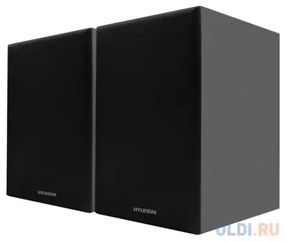 Комплект акустики Hyundai H-HA100 2.0 15Вт черный (в комплекте: 2 колонки)