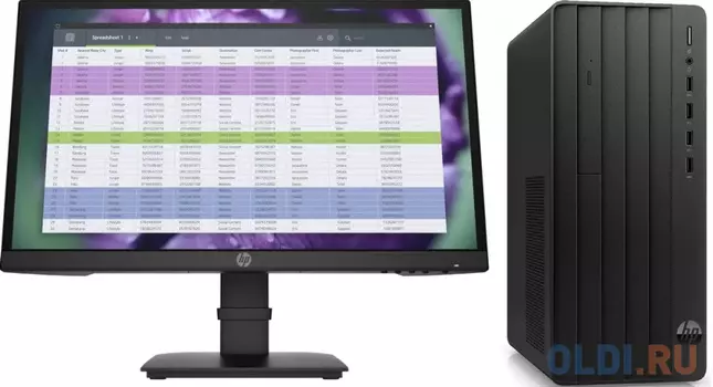 Комплект HP 290 G9 MT i5 12500 (3) 8Gb SSD512Gb UHDG 770/DVDRW Free DOS GbitEth 180W kb мышь клавиатура черный монитор в комплекте P22 (6D474EA)