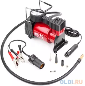Компрессор автомобильный AUTOPROFI AK-30, металлический, 12V, 120W, производ-сть 30 л./мин., сумка, 1/6