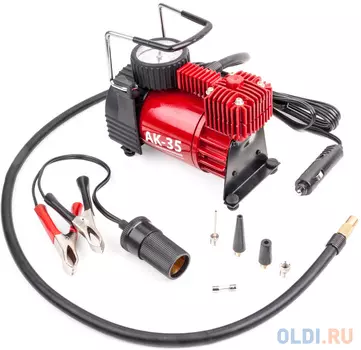 Компрессор автомобильный AUTOPROFI AK-35, металлический, 12V, 150W, производ-сть 35 л./мин., сумка, 1/6