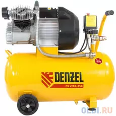 Компрессор воздушный PC 2/50-350, 2,2 кВт, 350 л/мин, 50 л// Denzel