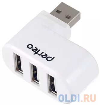 Концентратор — Perfeo PF-VI-H024 3 x USB 2.0 белый