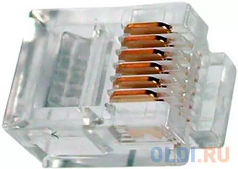 Коннектор RJ-11 Buro TLUS-037 (RJ-11) 100шт