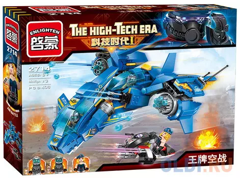 Конструктор ENLIGHTEN BRICK "Звездолёт" 406 элементов