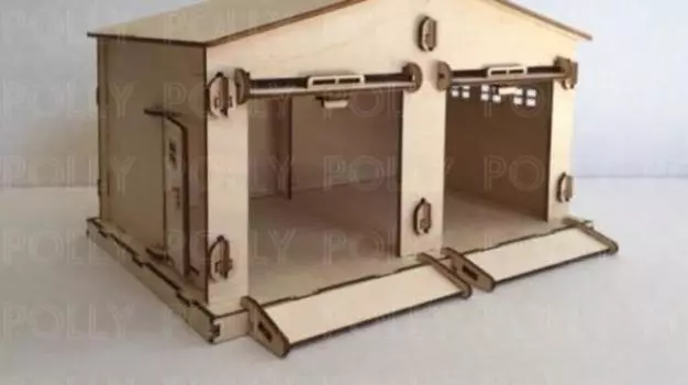 КОНСТРУКТОР "ГАРАЖ "ДУЭТ" в кор.36шт