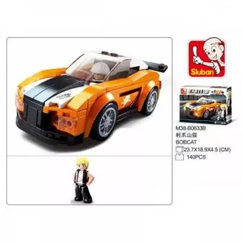 КОНСТРУКТОР ПЛАСТ. МАШИНА С ФИГУРКОЙ, 140ДЕТ. В РУСС. КОР. 23,7*18,9*4,5СМ в кор.60шт