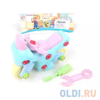 Конструктор-скрутка Наша Игрушка Мотоцикл 66715