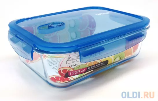 Контейнер для продуктов TalleR TR-8104 1520мл прямоугольный