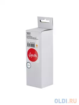 Контейнер с чернилами Sakura C13T03Y400 (101/001) для Epson L4150/L4160/L4260/L4266/L6160/L6170/L6190/L6260/L6270/L6290, водорастворимый тип, желтый,