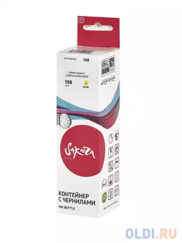 Контейнер с чернилами Sakura C13T09C44A (108/008 Y) для Epson L18050/L6490/L8050, желтый, 70 мл.