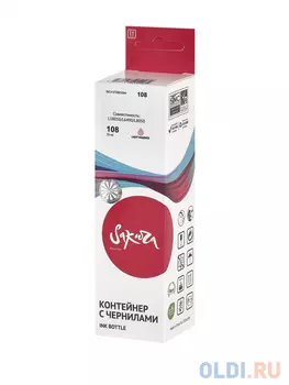 Контейнер с чернилами Sakura C13T09C64A (108/008 LM) для Epson L18050/L6490/L8050, светло-пурпурный, 70 мл.