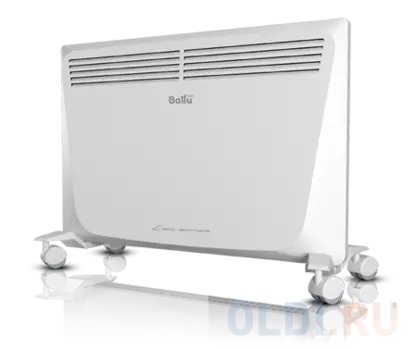 Конвектор BALLU BEC/EZER-2000 (Enzo), Х-образный нагревательный элемент, S-25 м?, ВхШхГ 400*830*113, белый