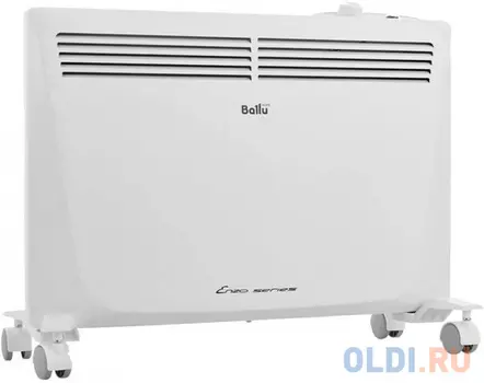 Конвектор BALLU Enzo BEC/EZMR-1500, Х-образный нагревательный элемент, S-20 м?, ВхШхГ 400*595*113, белый