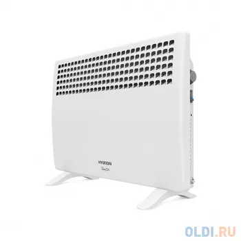 Конвектор Hyundai H-HV16-15-UI621, 1,5 кВт, Х - нагрев. элемент, наст. крепление и опоры в комплекте, защита от перегрева, белый