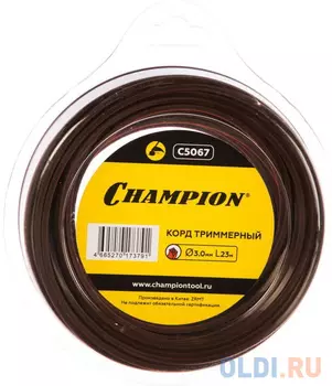 Корд трим.CHAMPION Nylplus Square 3.0мм* 23м (квадрат), CHAMPION