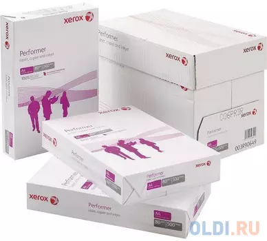 Коробка бумаги Xerox Performer А4 80 г/кв.м в пачке 500л 003R90649 отпускается по 5 пачек в коробке