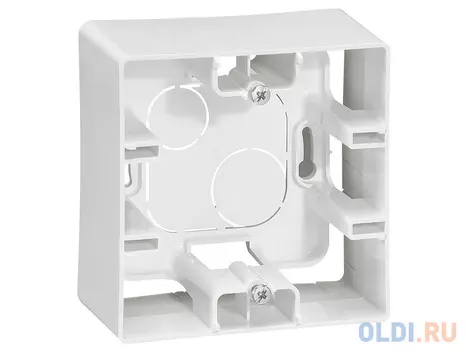 Коробка накладная Legrand ETIKA 1 пост белый 672510