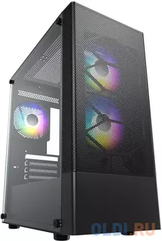 Корпус ACD Coffre 106 USB3.0*1+USB2.0*2+HD audio ,2*12cm F1 ARGB fans at front(Slave fans) ,1*12cm F1 ARGB fan at rear (Master fan), TG