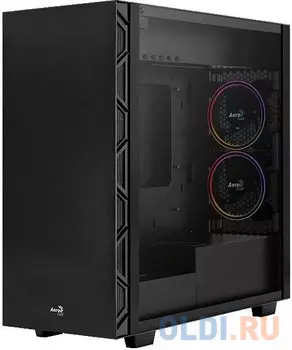 Корпус ATX Aerocool Flo Saturn Без БП чёрный