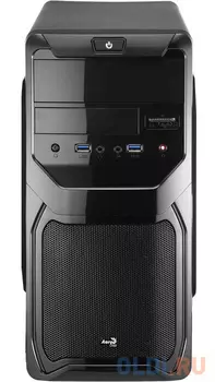 Корпус Aerocool [PGS-Q] Qs-183 Advance чёрный с картридером , mATX, без БП, 2x USB 3.0, съемный фильтр от пыли для БП.